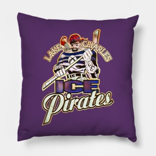 Lake Charles Ice Pirates Hockey Pillow