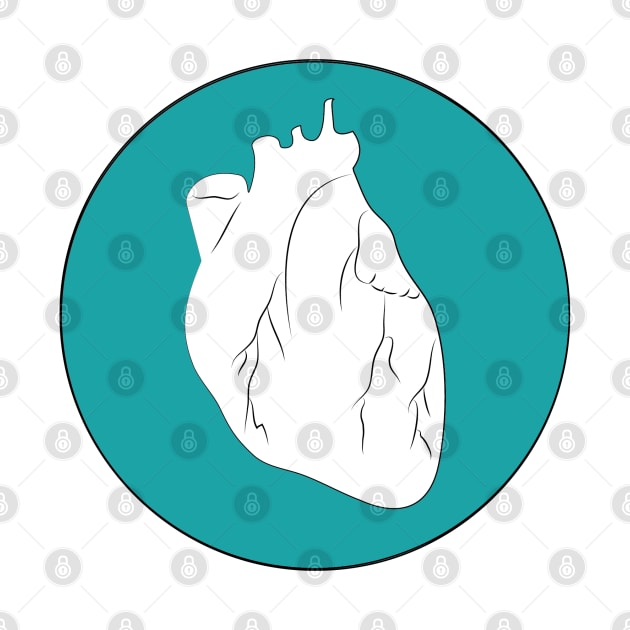 Anatomically Correct Heart Icon by emadamsinc