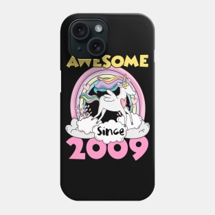 Cute Awesome Unicorn 2009 Funny Gift Pink Phone Case