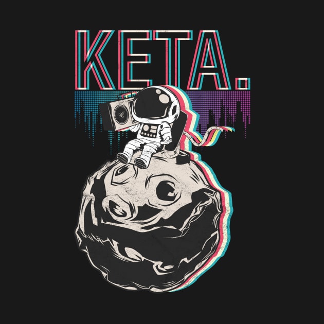 Techno Electro Music Keta Astronaut by avshirtnation