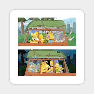 Simpsons Vacation Magnet