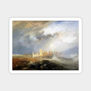 High Resolution William Turner Quillebeuf Mouth of the Seine 1833 Magnet