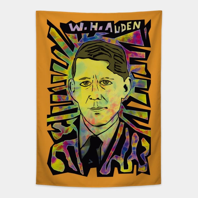 W. H. Auden Tapestry by Exile Kings 