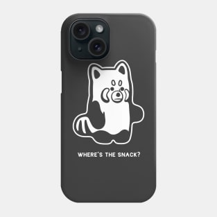 Minimalist design of a chonky Red panda Phone Case