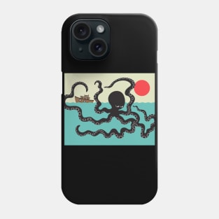 AKKOROKAMUI Giant Sea Monster Ocean Octopus Cryptid - UnBlink Studio by Jackie Tahara Phone Case