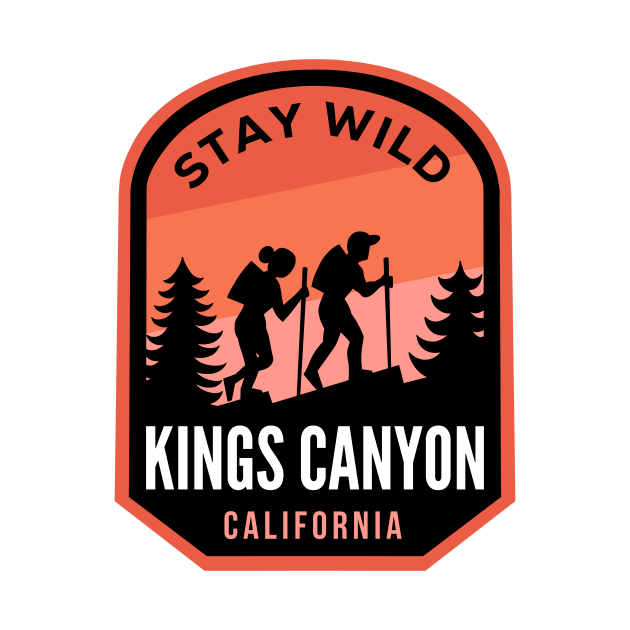 Kings Canyon California Hiking in Nature by HalpinDesign