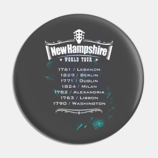 New Hampshire World Tour Pin