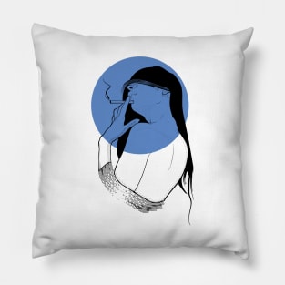 Late Night Smoking Chills Pillow