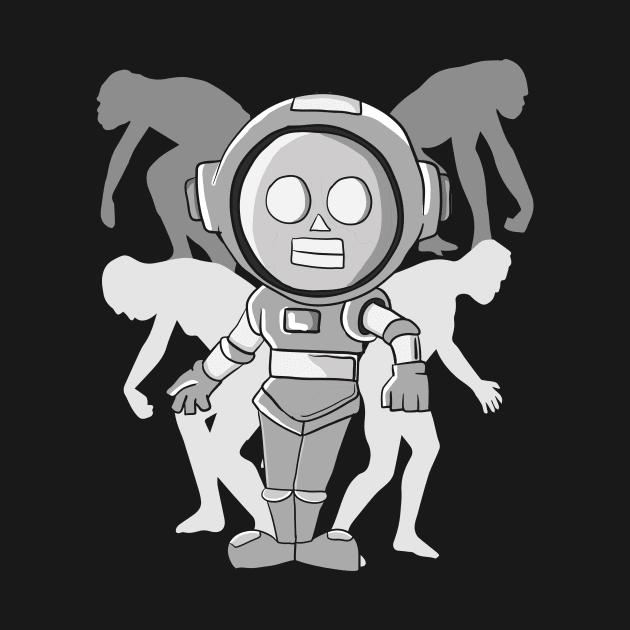 Tech Geek T-Shirt I robot evolution by biNutz