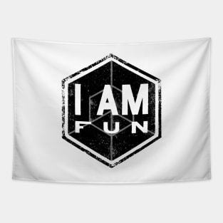 I AM Fun - Affirmation - Black Tapestry