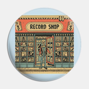 Record shop Pin