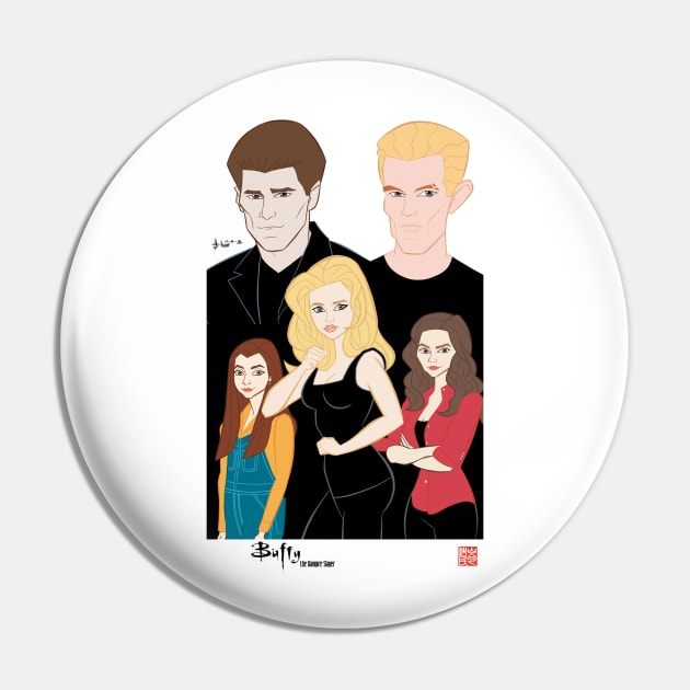 Buffy the Vampire Slayer Pin by howardshum