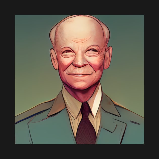 Dwight D. Eisenhower | Comics style by ComicsFactory