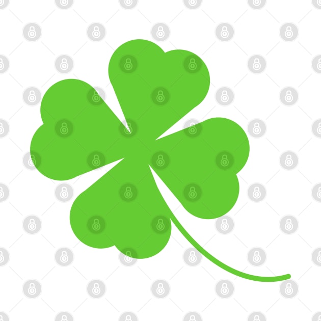 Lucky Four Leaf Clover Shamrock by Kelly Gigi