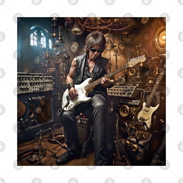 Jeff Beck Steampunk by IconsPopArt