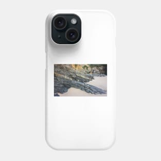 Crawling Slowly.. Outcrop at the Panther Beach, Highway 1, California Phone Case