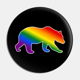 Rainbow Bear LGBTQ Pride Pin