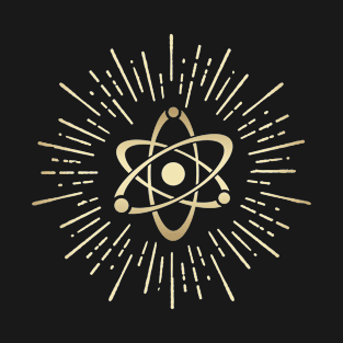 Vintage Gold Science illustration T-Shirt