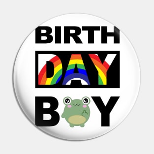 Birth Day Boy Pin