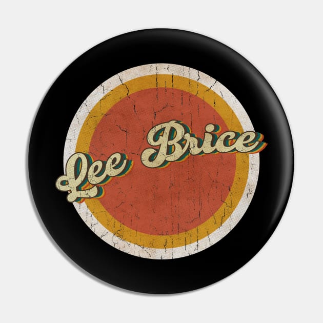 circle vintage Lee Brice Pin by KewanAlasStore