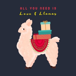 All You Need Is Love And Llama T-Shirt