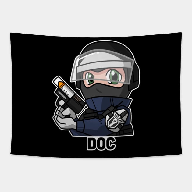 ash from rainbow six siege r6 Tapestry by deviriastinika