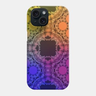 Hidden Skull Tie Dye Rainbow Phone Case