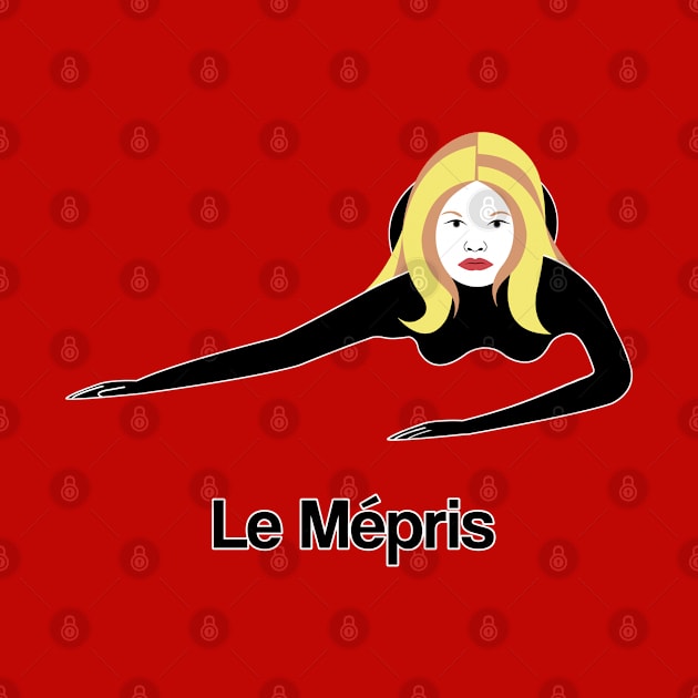 Le Mépris Minimal Movie Fan Art Brigitte Bardot Godard by Rozbud