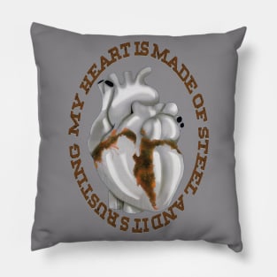 Heart of Steel Pillow