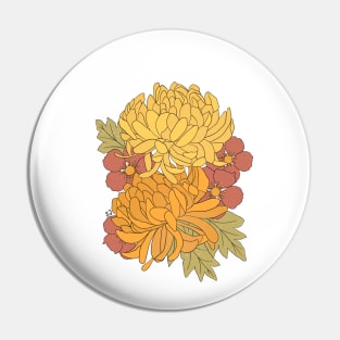 Chrysanthemum Pin