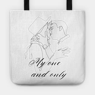 My one and only. Valentines day gift idea Tote