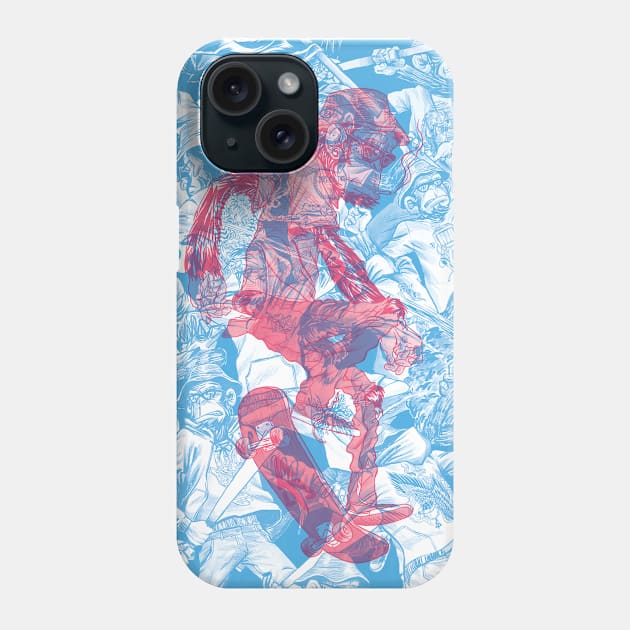 Monkey Riot Phone Case by DomTsoi