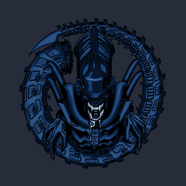 Into Darkness, Alien tribute - 90 S - T-Shirt | TeePublic