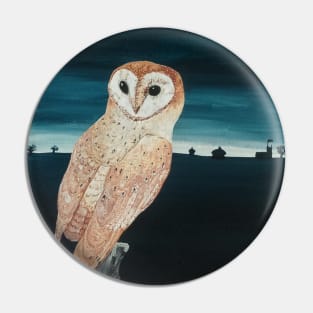 Barn Owl design - owl art - bird art - owls Pin