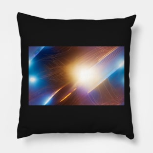 Seamless Holographic Texture X Pillow