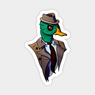 Duck detective Magnet