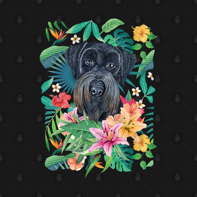 Tropical Giant Schnauzer by LulululuPainting