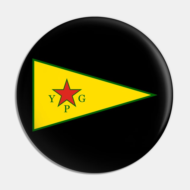 YPG Flag - People's Protection Units Pin by SpaceDogLaika