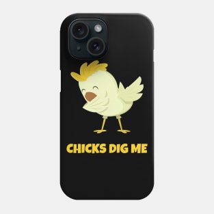 Chicks Dig Me Egg Hunt Dabbing Shirt Kids Boys Happy Easter Phone Case