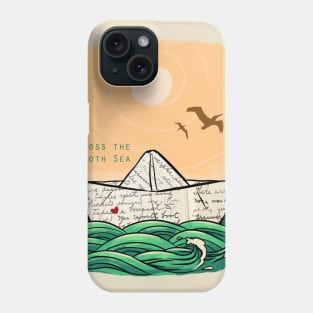 across the smooth sea Phone Case