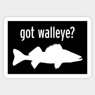 Walleye Decal White – Addicted Fishing