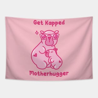 Capybara Get Kapped Hugger - Khat&Kappibara Tapestry