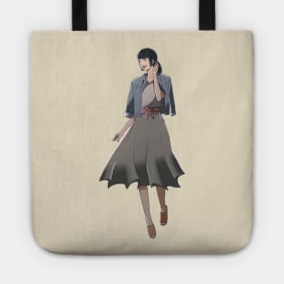 Beautiful asian women Tote