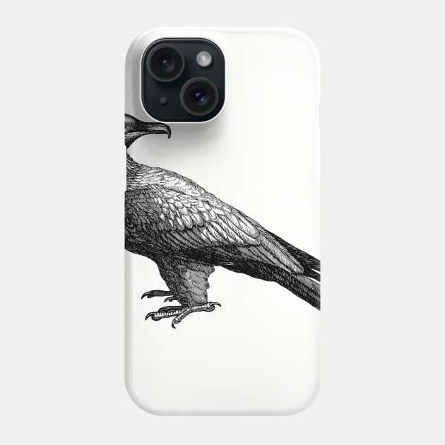 Vintage Bird Illustration Art Phone Case by AltrusianGrace