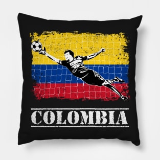 Colombia Soccer Supporter Goalkeeper Shirt Pillow