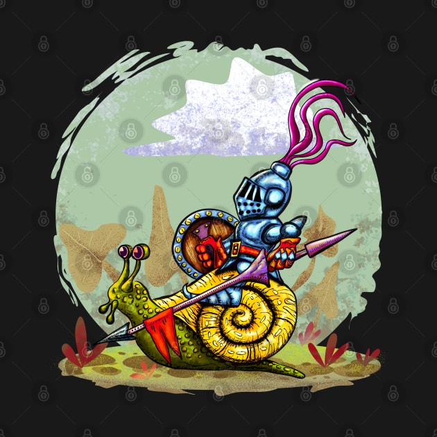 Snail-knight by ElderIslesPress