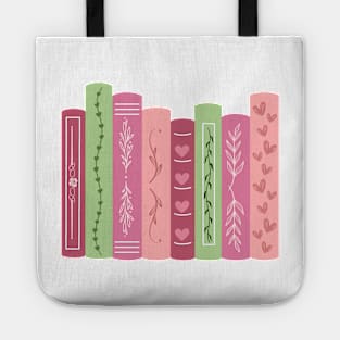 Pastel Bookshelf Tote