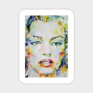 MARILYN MONROE watercolor portrait .6 Magnet