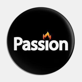 Passion artistic text design Pin