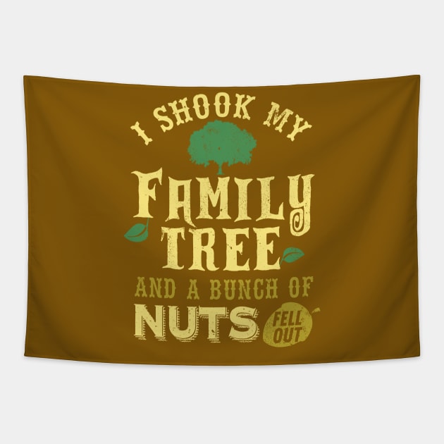 My Family Is Nuts Family Reunion Tapestry by Jled